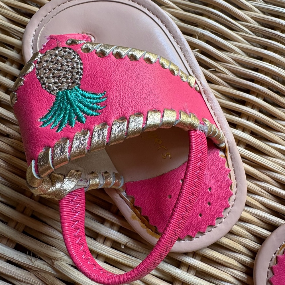Baby. Pink Pineapple Jack Rogers - Picture 7 of 9